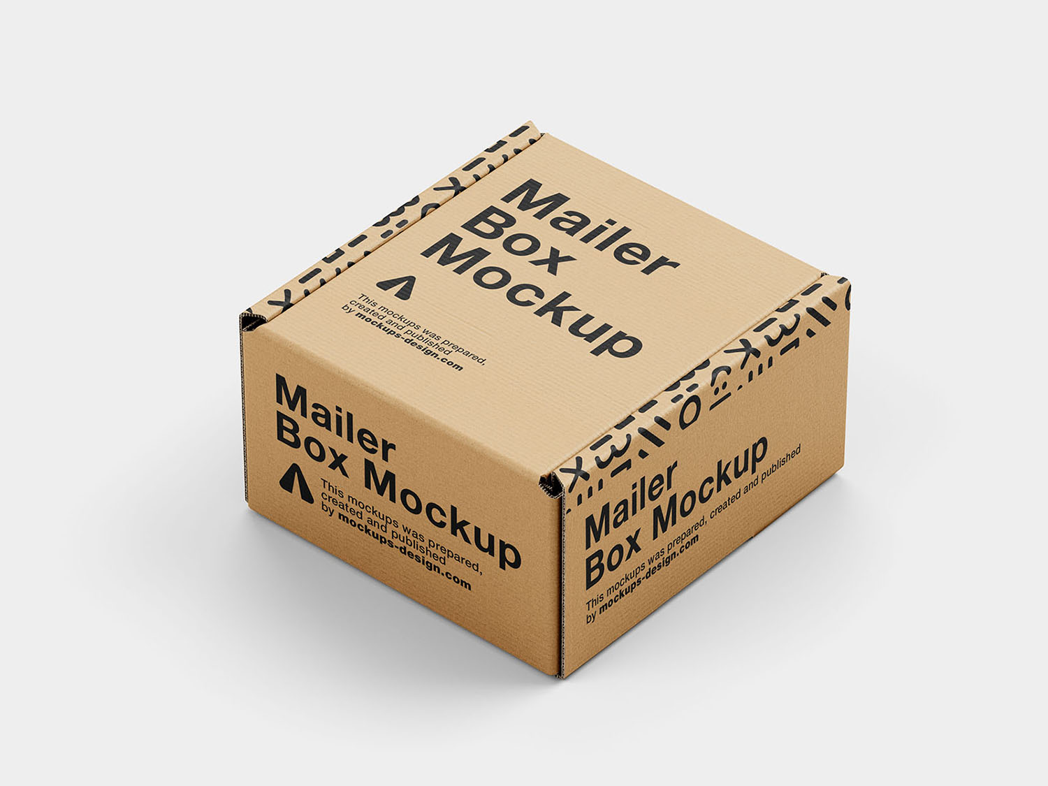 Small Mailer Box Free Mockup