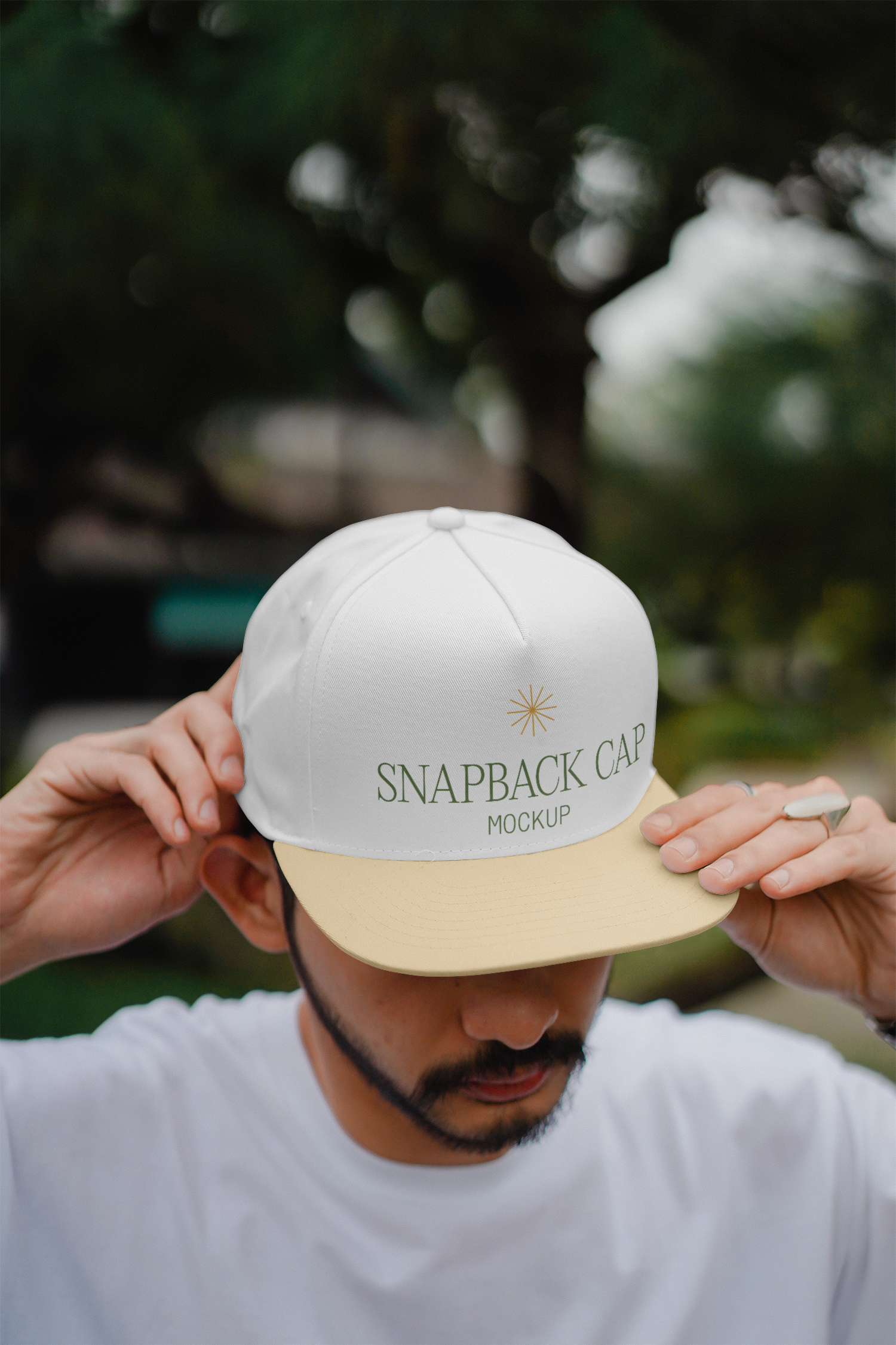 Snapback Cap Free Mockup