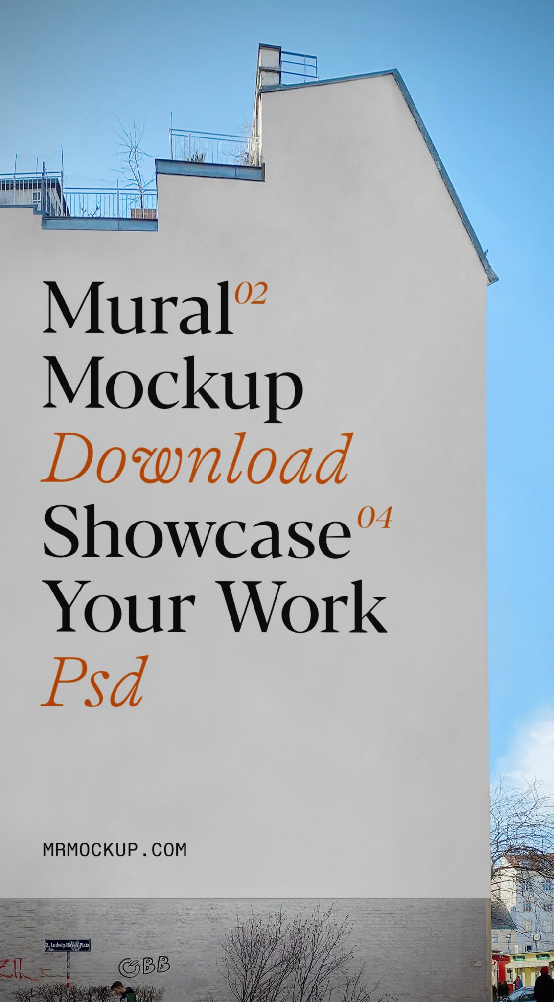 Street Mural Free Mockup — Free Mockup World