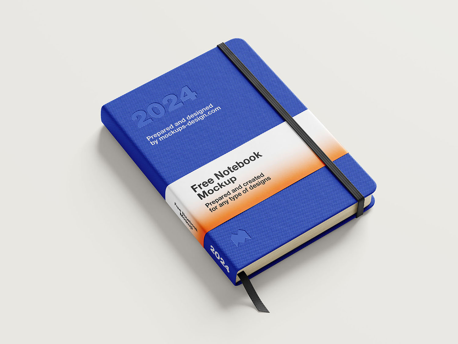 Thick Notebook Free Mockup