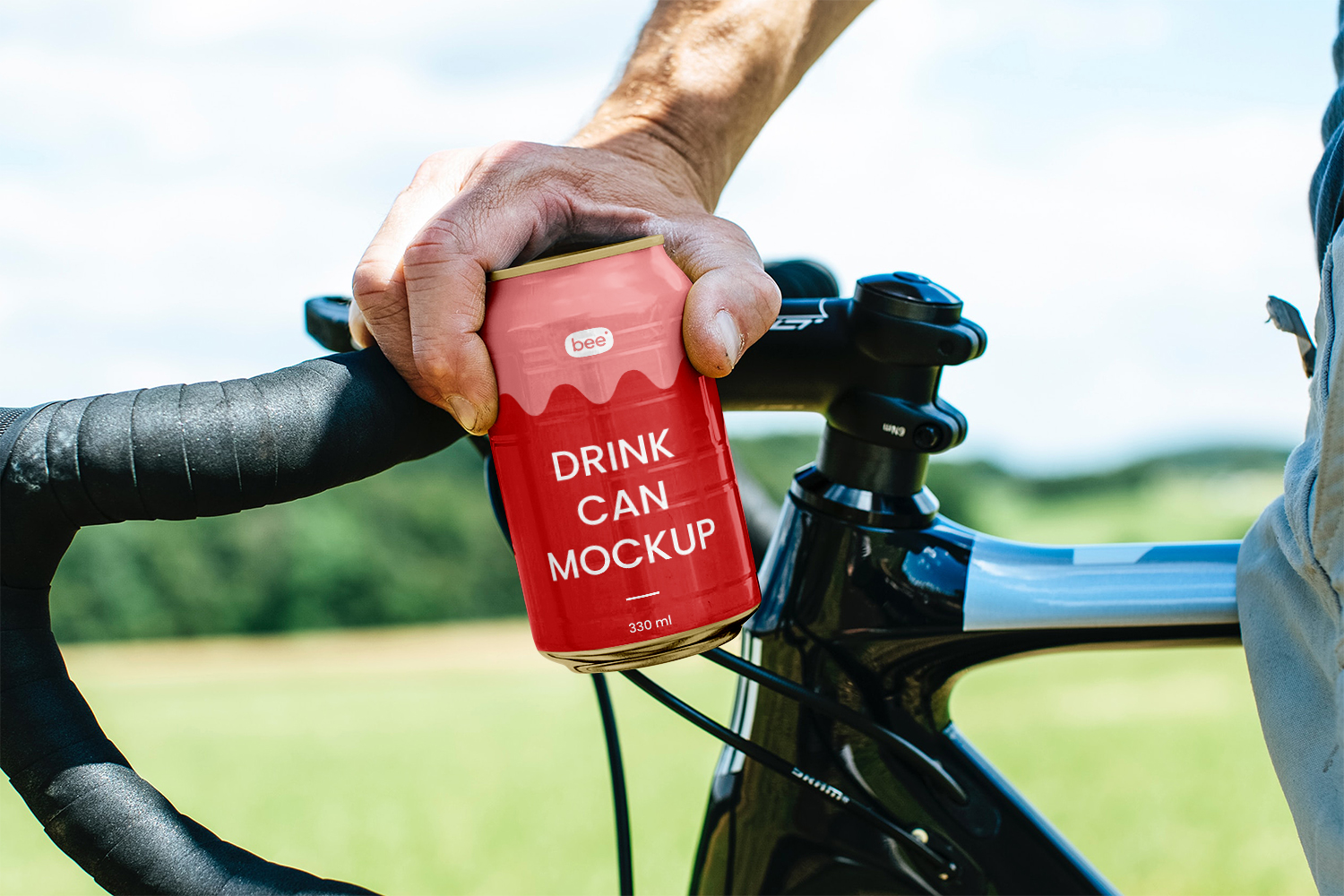 Aluminum Can Free Mockup