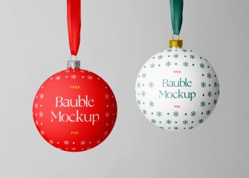 Bauble Free Mockup