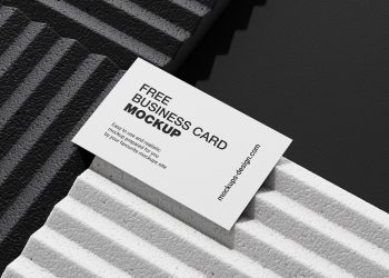 Business Cards on Styrofoam Free Mockup