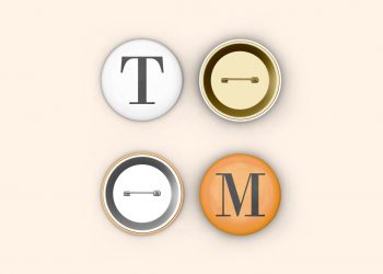 Circle Tokens Free Mockup