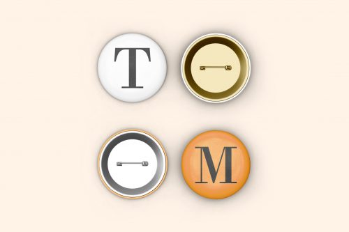 Circle Tokens Free Mockup