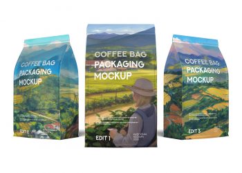 Coffee Bag Free Mockup