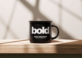 Contrast Ceramic Mug Free Mockup