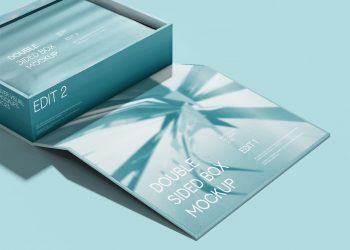Double Sided Packaging Box Free Mockup