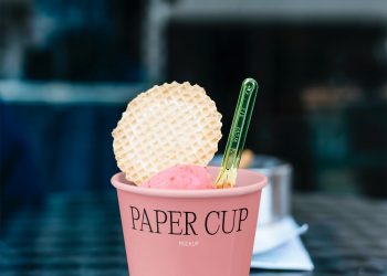 Ice Cream Paper Cup Free Mockup