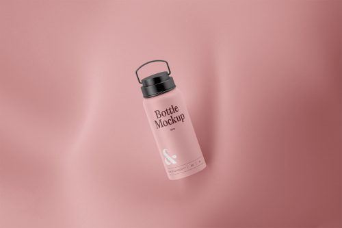 Metal Bottle Free Mockup