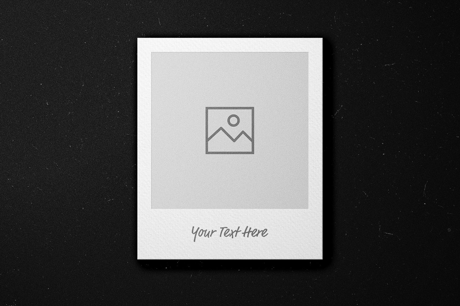 Polaroid Frame Free Mockup