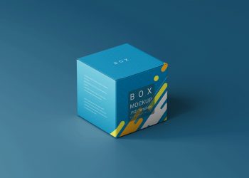 Square Box Free Mockup