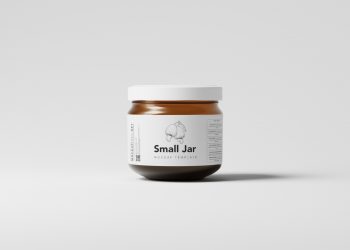 300ml Squat Jar Free Mockups