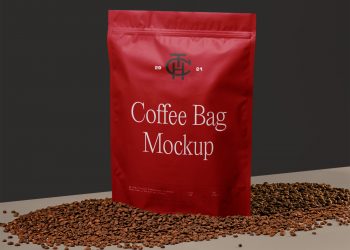 Coffee Bag Free Mockup