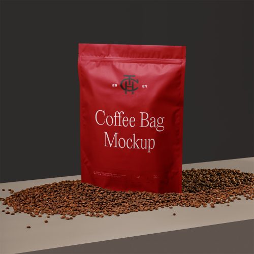 Coffee Bag Free Mockup