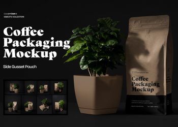 Coffee Packaging Free Mockup