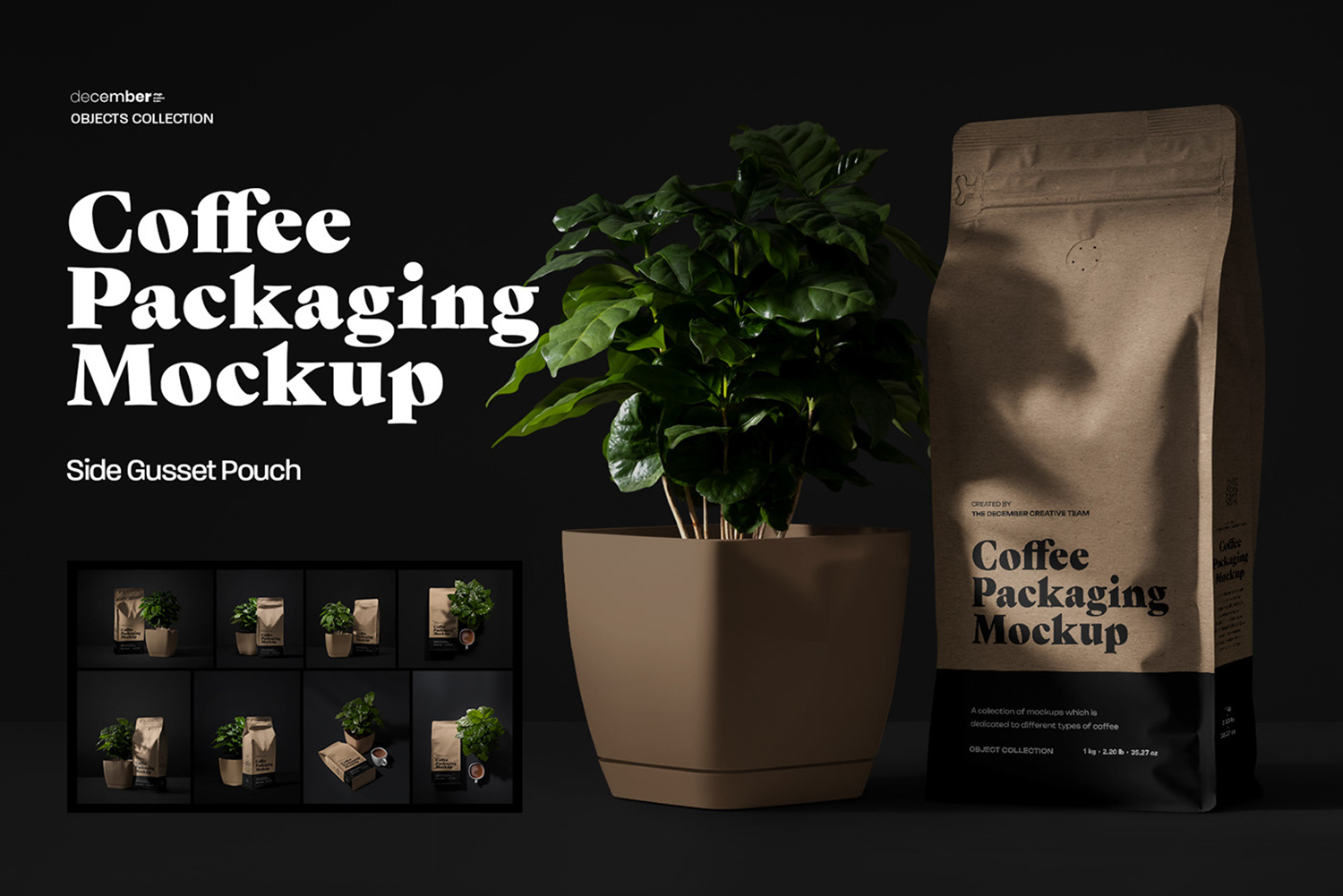 Coffee Packaging Free Mockup