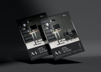 Dual A4 Flyer Free Mockup