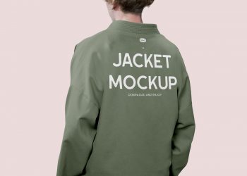 Fashion Jacket Back View Free Mockup