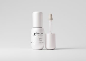 Lip Serum Bottle Free Mockups