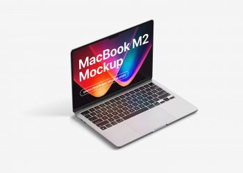 MacBook Air M2 Free Mockup