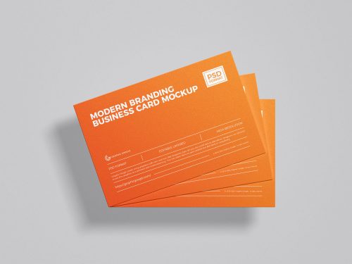 Modern Branding Business Card Free Mockup