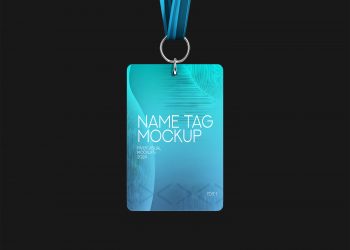 Name Tag Free Mockup