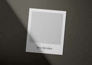 Polaroid Frame Free Mockup