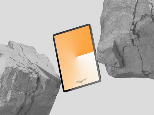 Realistic iPad Free Mockup