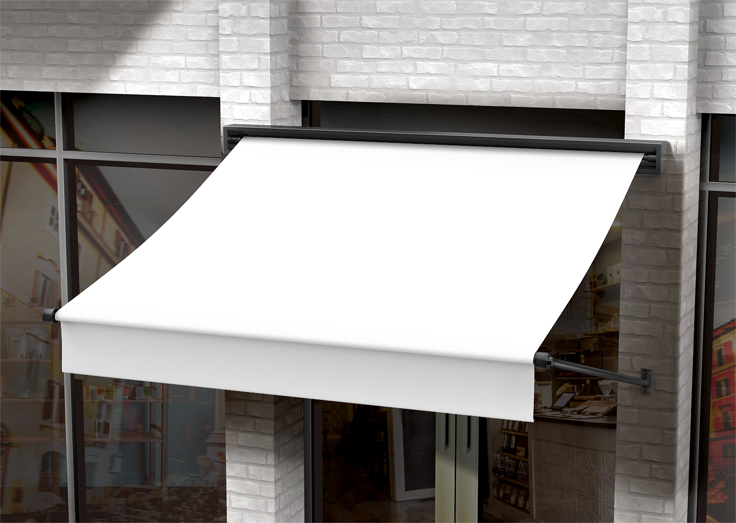 Shop Awning Free Mockup