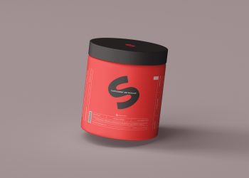 Supplement Jar Free Mockup