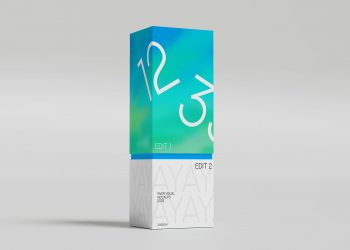 Tall Packaging Free Mockup