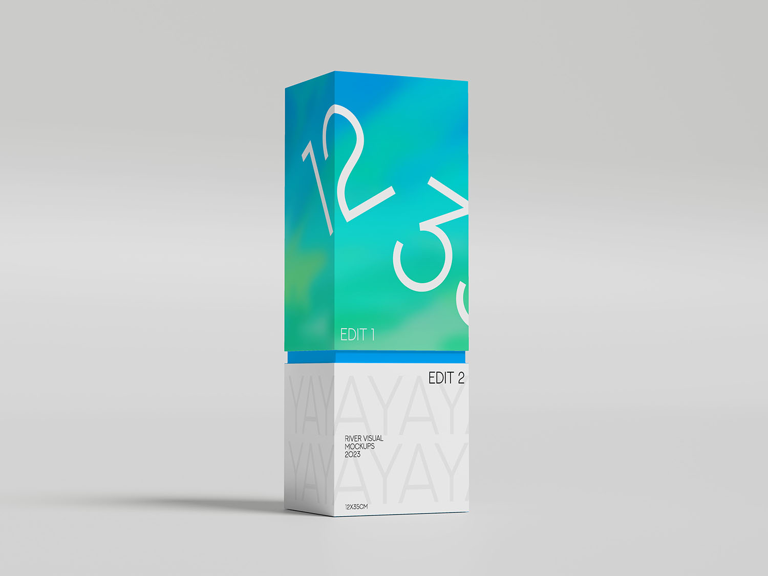 Tall Packaging Free Mockup