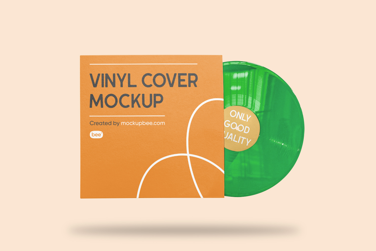 Vinyl Cover Free Mockup