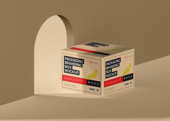 Packaging Branding Box Free Mockup