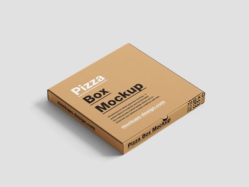 Pizza Box Free Mockup