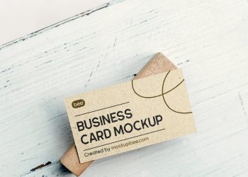 Eco Small Business Card Free Mockup