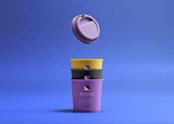 Stacked Coffee Cup Free Mockups