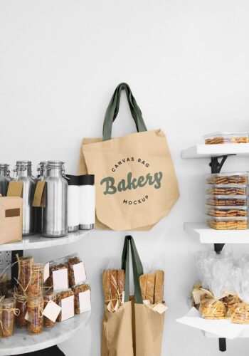 Hanging Tote Bag Mockup