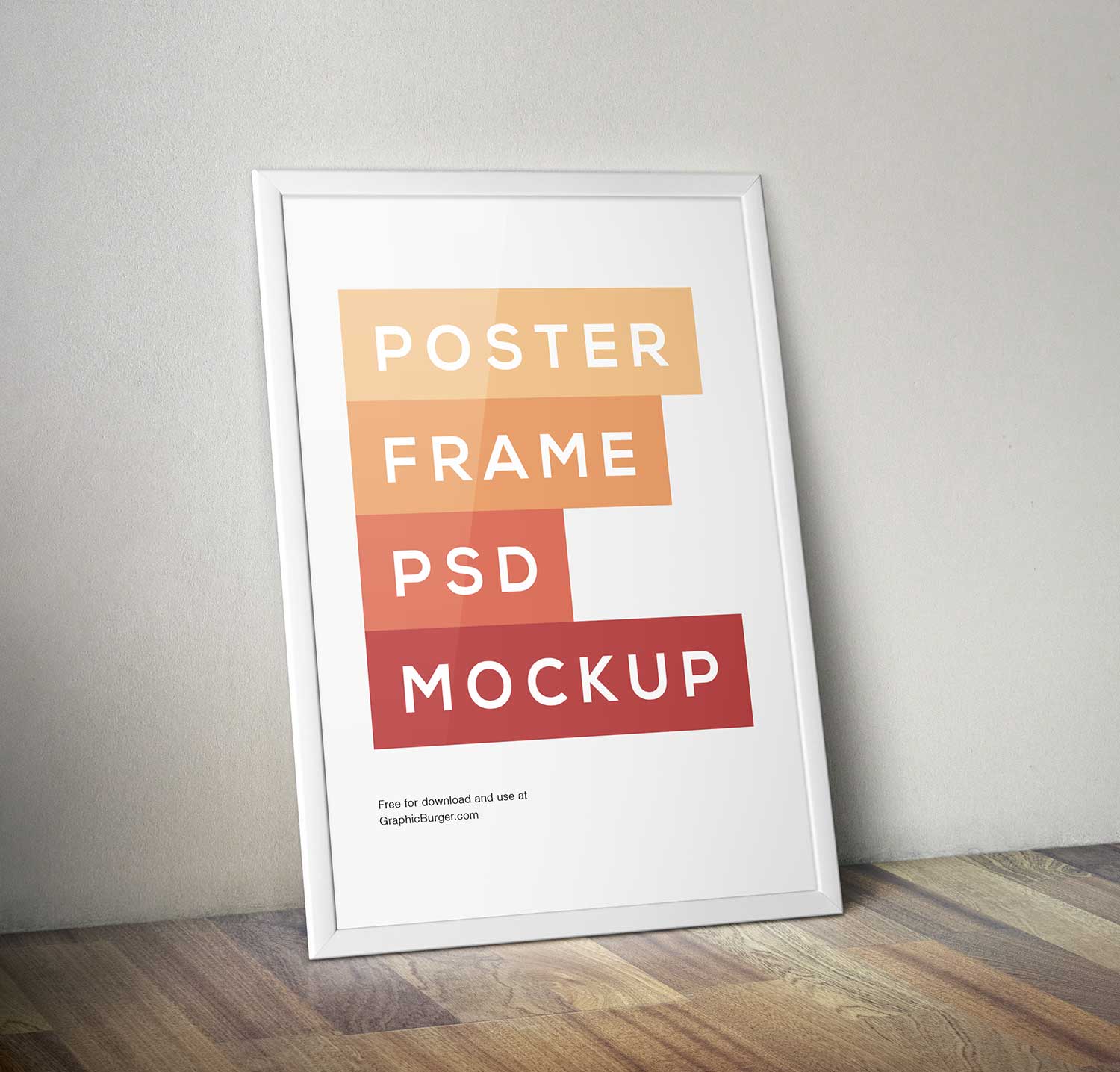 Poster Frame MockUp (Vertical)
