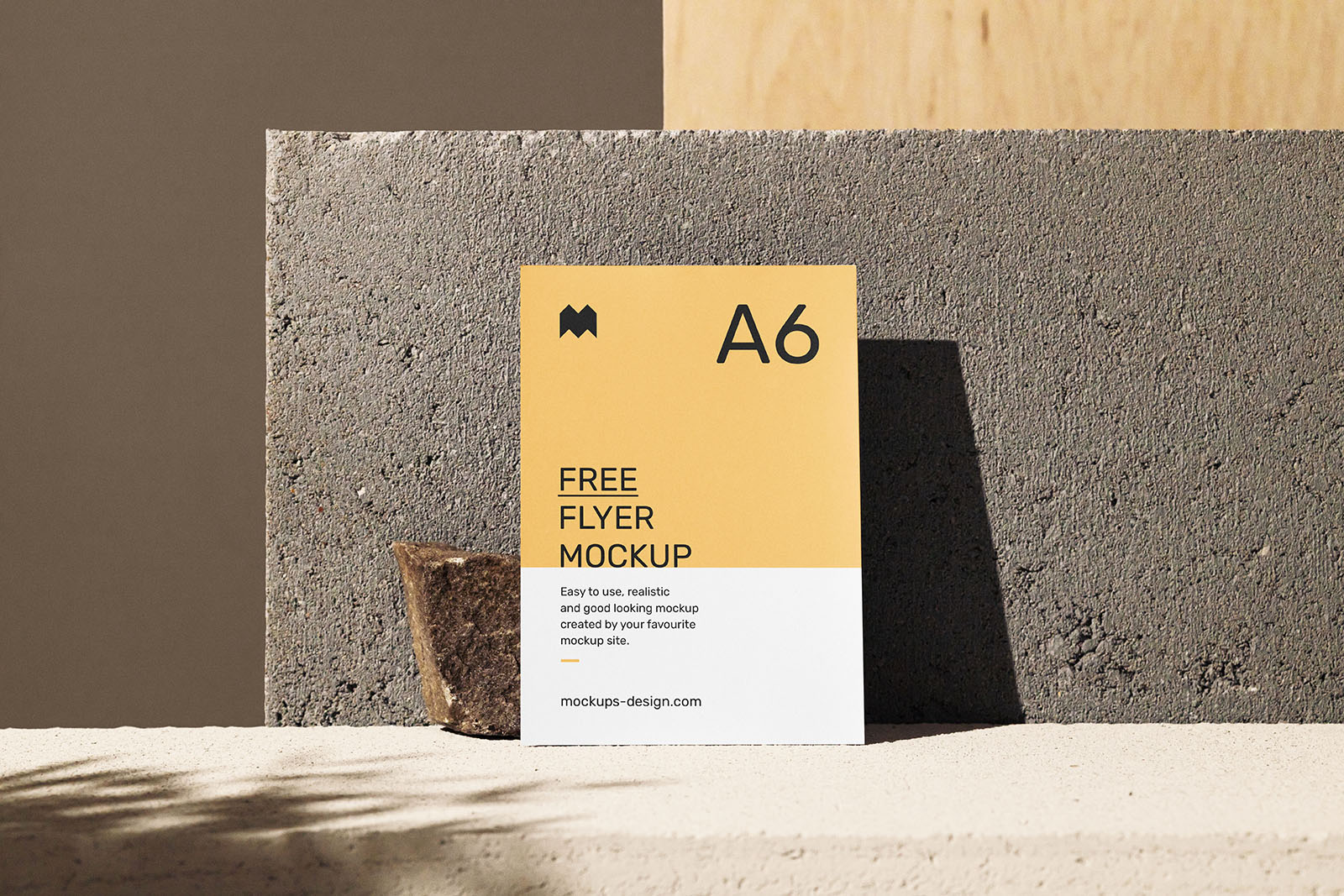 Single Flyer Mockup Scene