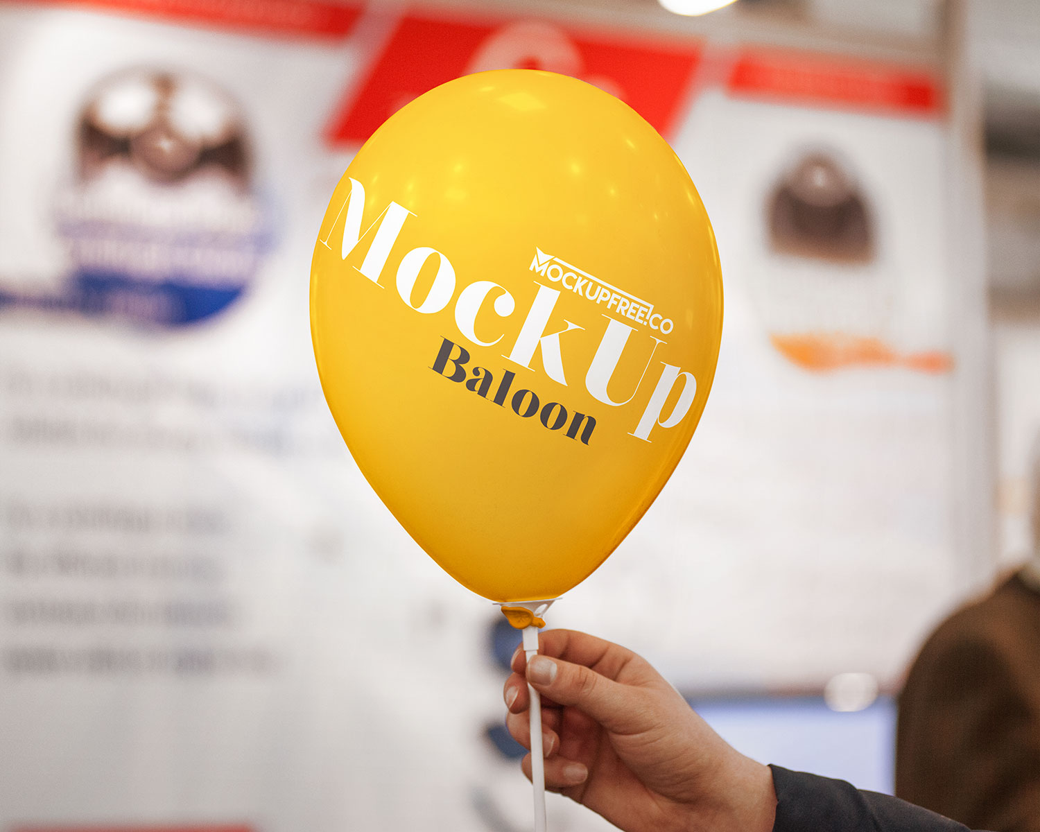 Balloon PSD Mockup